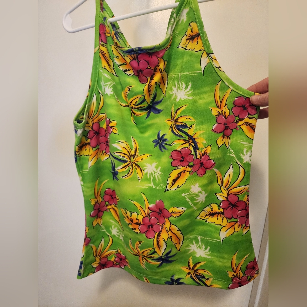 Hawaiian Skirt and Shirt Set